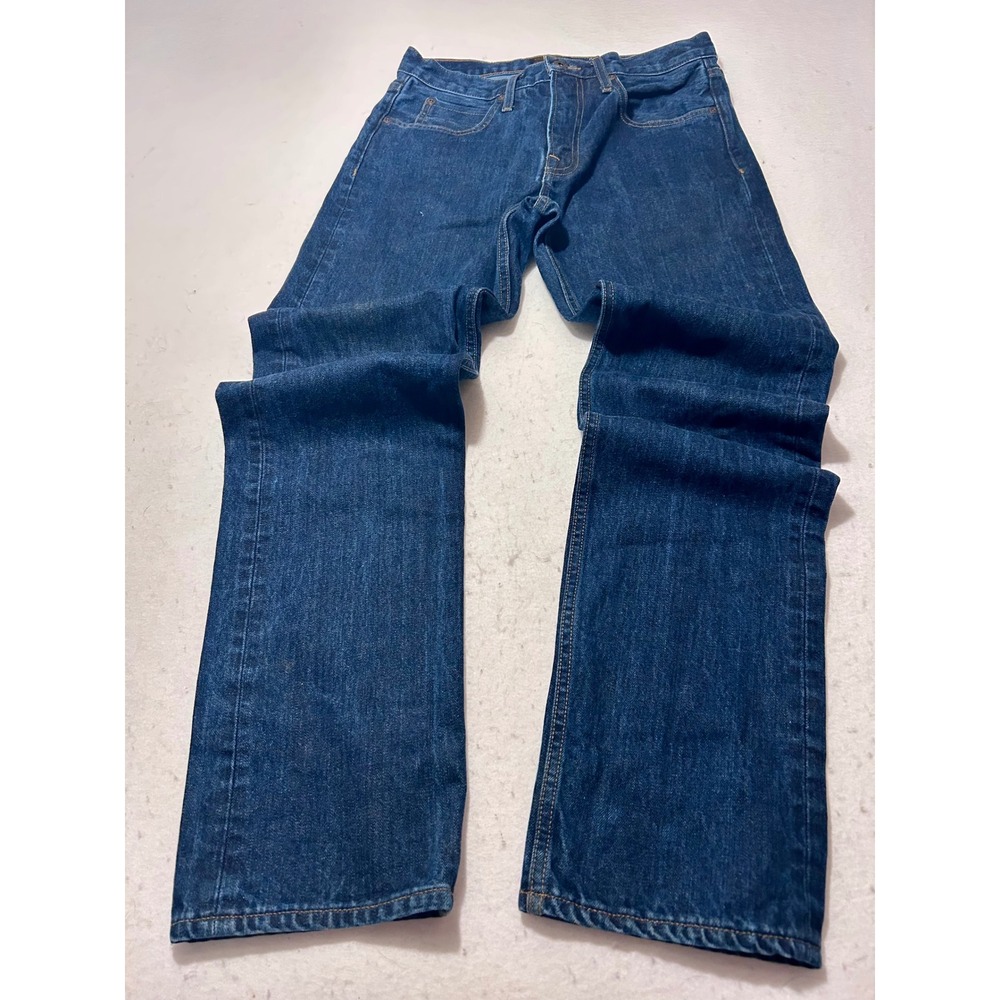 Filson Railman Jeans Mens 30x33 Dark Wash Indigo Denim Straight Leg Made in USA